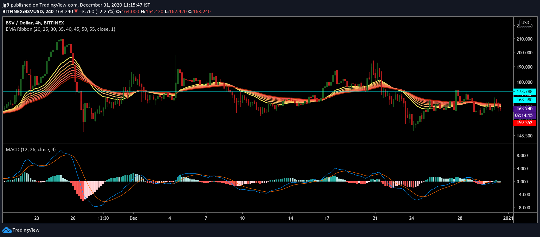 ビットコインSV、BAT、Enjin価格分析：12月31日