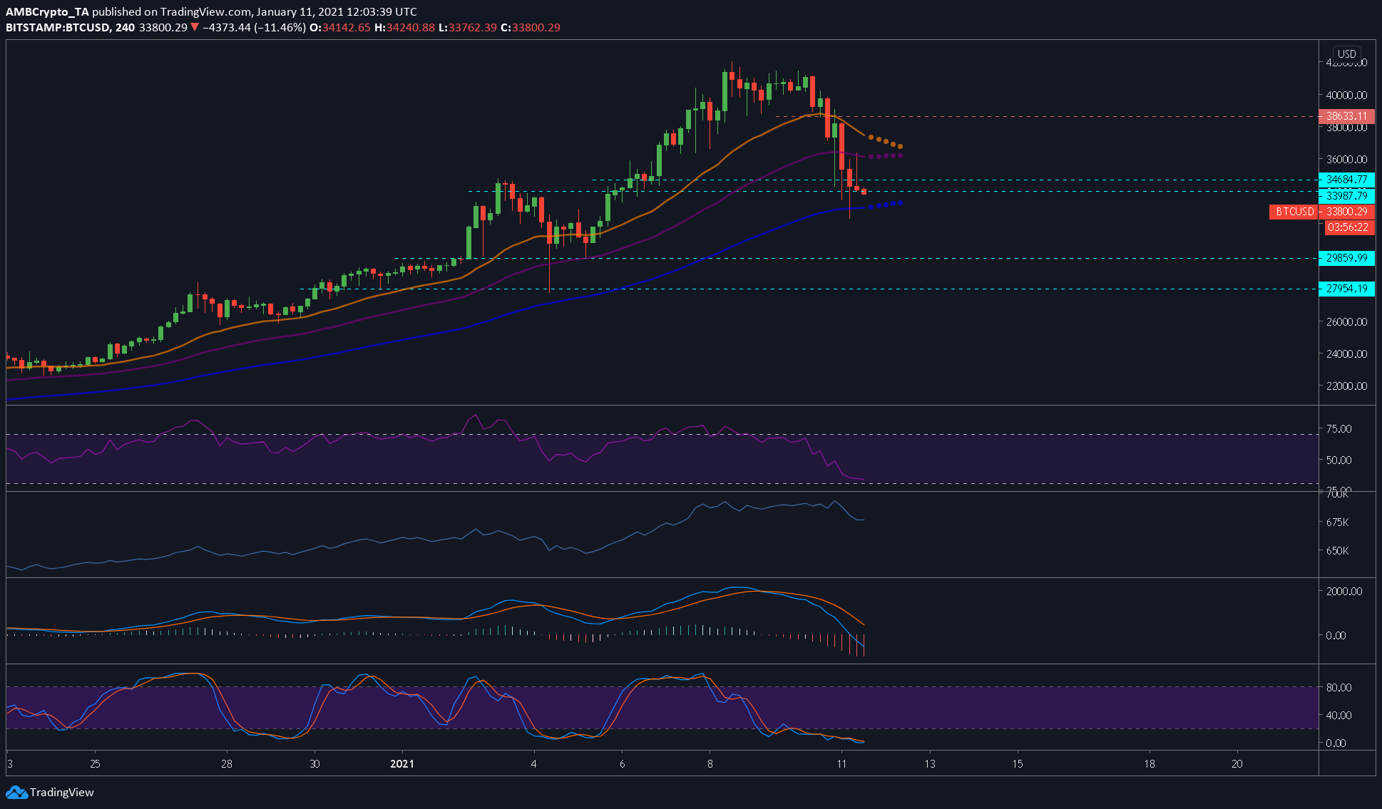 ビットコイン価格分析：1月11日