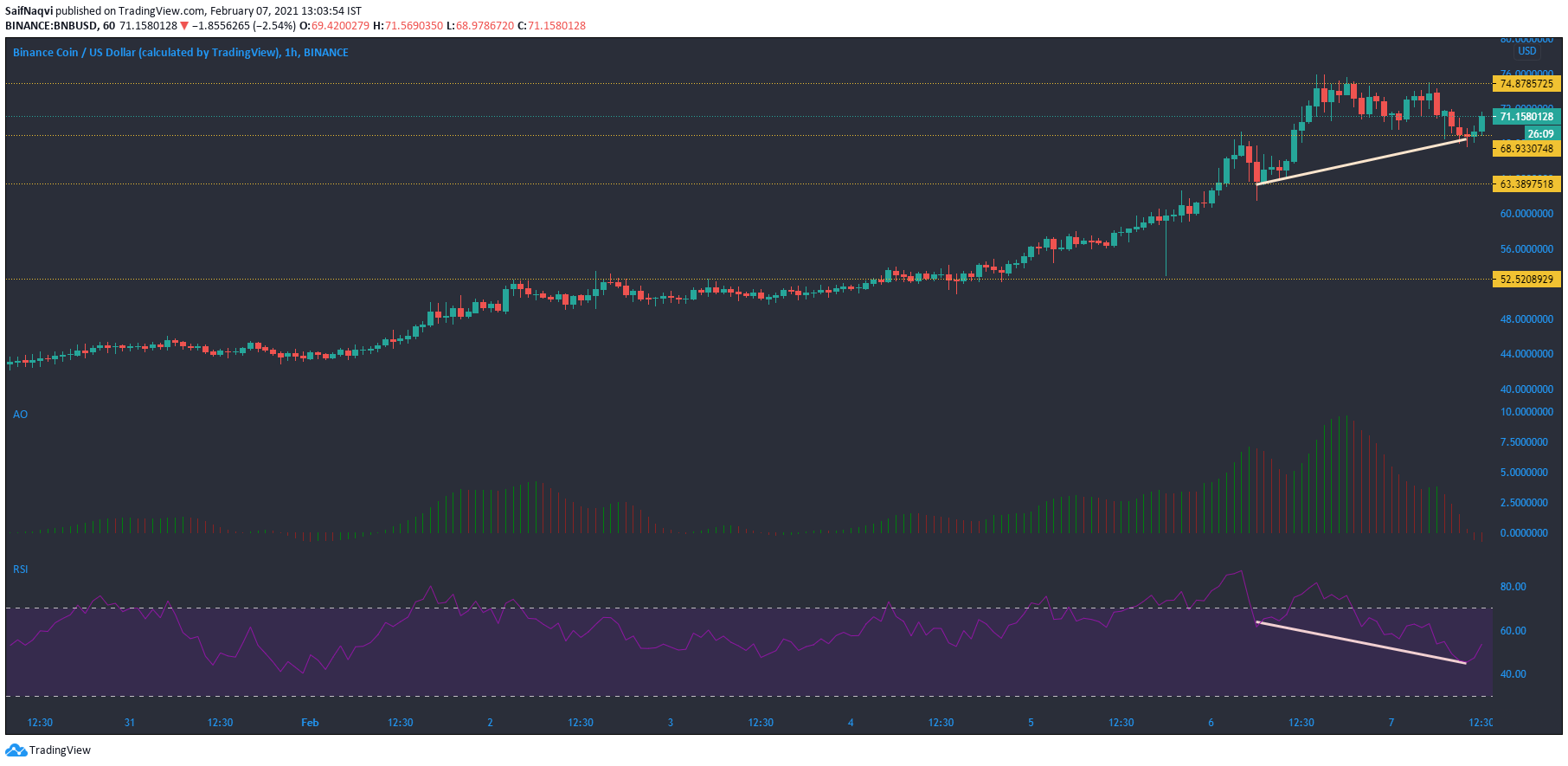 Binance Coin、Compound、Decred Price Analysis 2月7日