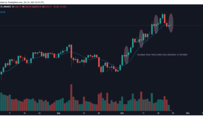 今週末のビットコインの様子を評価する