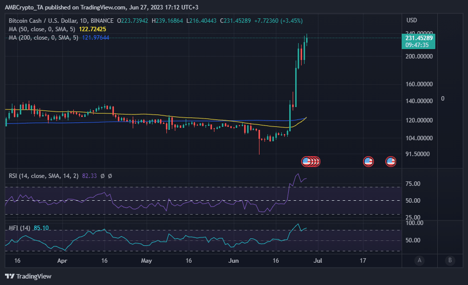 ビットコインの価格変動