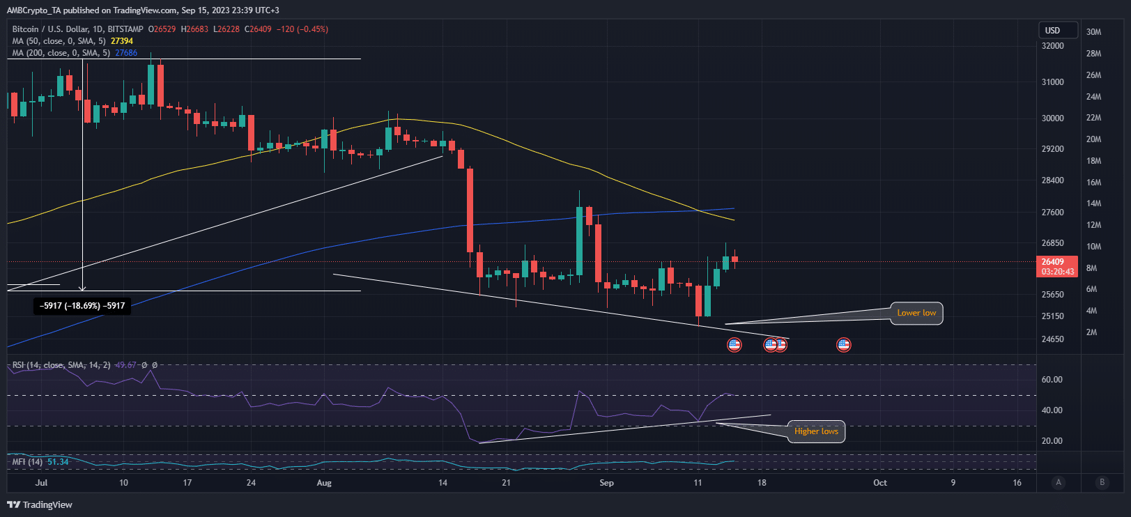 ビットコインの価格変動